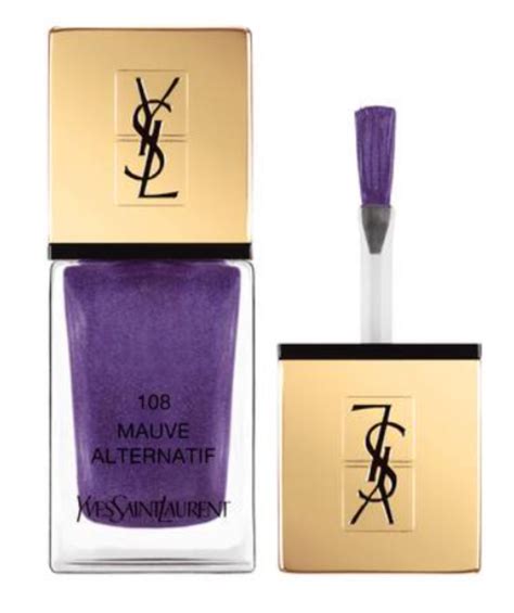 ysl la laque couture 108 mauve alternatif|la laque couture long wear.